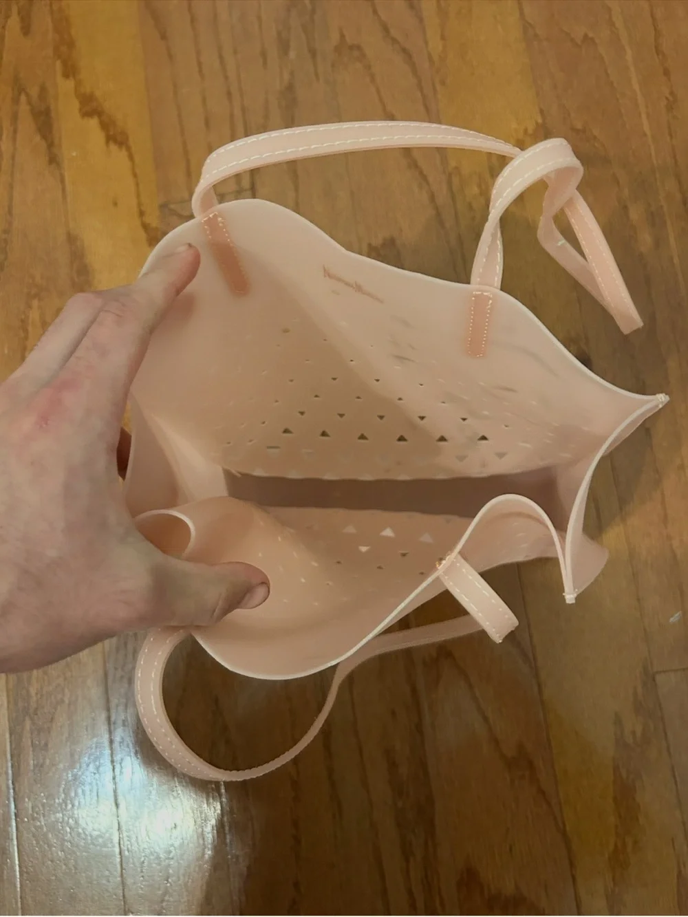 Eddie Bargo Blush Pink Laser-Cut Tote Bag - Women's Everyday Carry